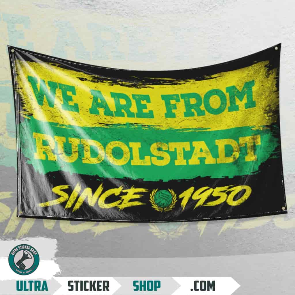 We Are From Rudolstadt 1950 Flagge