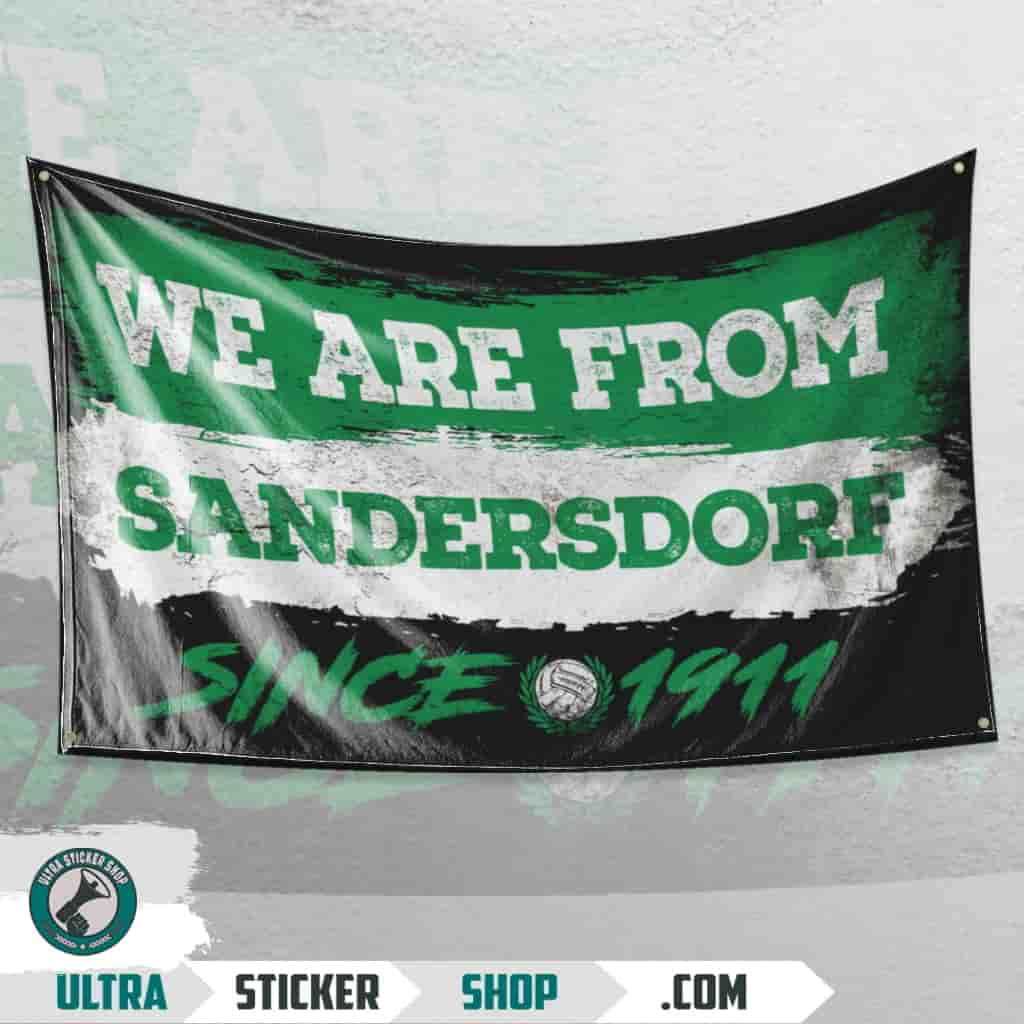 We Are From Sandersdorf 1911 Flagge
