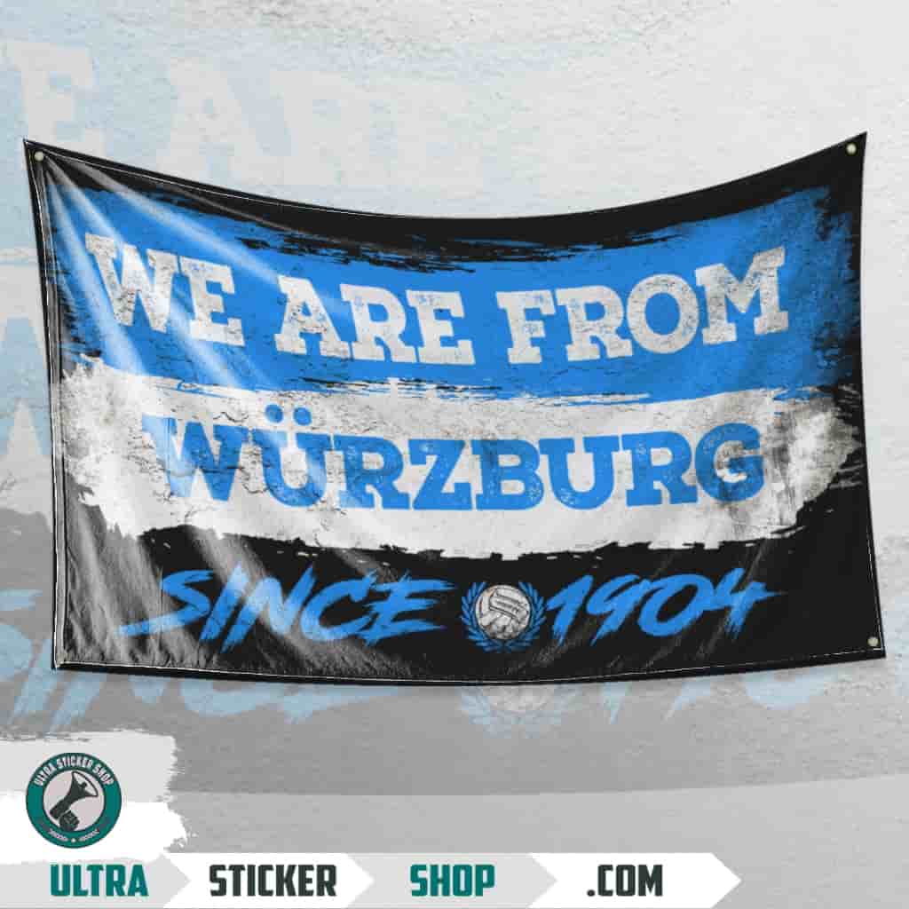 We Are From Würzburg 1904 Flagge